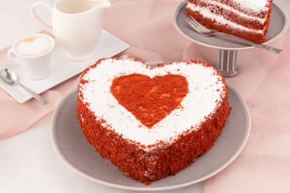 Dort Red Velvet ve tvaru SRDCE