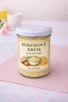 Kokosový krém s kataifi 100g