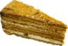 Medovník řez
