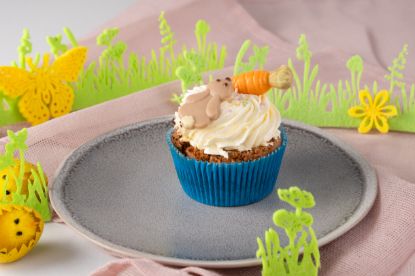Mrkvový cupcake se zajíčkem