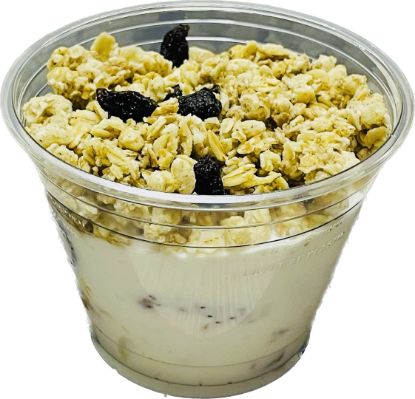 Müsli s jogurtem a ovocem